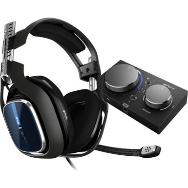 image of Astro Gaming - A40 TR Wired Gaming Headset for PS5, PS4, PC - Blue/Black with sku:bb21161654-6321679-bestbuy-logitech