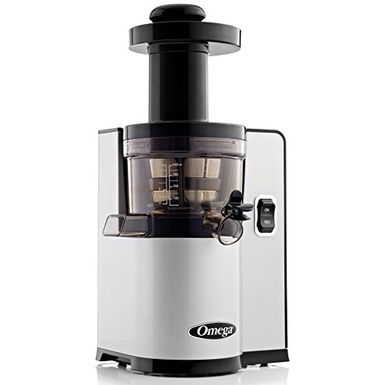 image of Omega - Vertical Slow Masticating Juicer - Silver with sku:b00liagksc-ome-amz