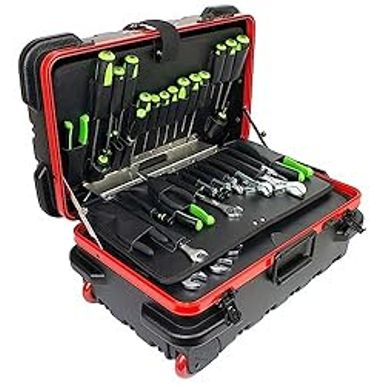 image of Chicago Case Military Style Rolling Tool Case with 3 Tool Pallet Organizers with sku:b0bxmsnzqn-amazon