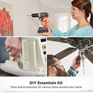 beyond by BLACK+DECKER Home Tool Kit with 20V MAX Drill