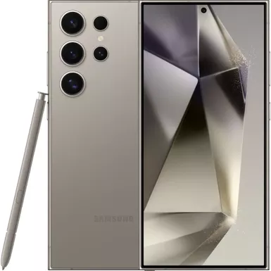 image of Samsung - Galaxy S24 Ultra 256GB Unlocked, Titanium Gray with sku:bb22253975-bestbuy