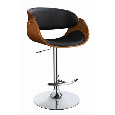 image of Adjustable Bar Stool Black and Chrome with sku:104965-coaster