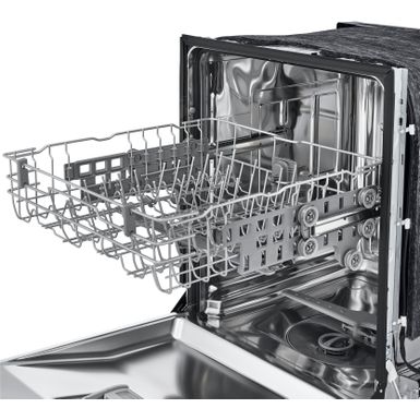 Alt View Zoom 21. LG - 24" Front Control Built-In Stainless Steel Tub Dishwasher with SenseClean and 52 dBA - Stainless steel