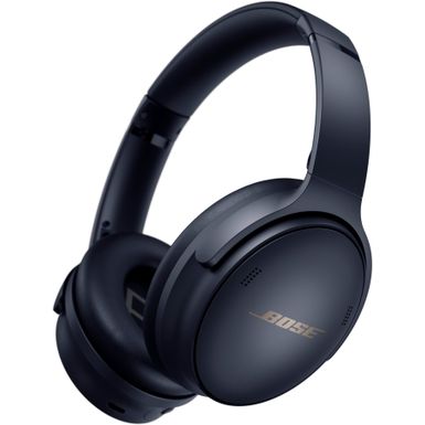 Alt View Zoom 16. Bose - QuietComfort 45 Wireless Noise Cancelling Over-the-Ear Headphones - Midnight Blue