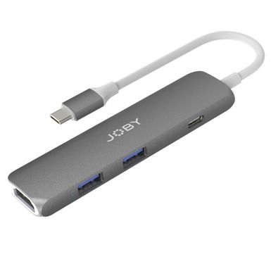 image of JOBY 4-In-1 Multiport USB Type-C Hub with sku:jb1821-adorama