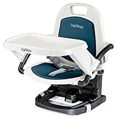 image of Peg Perego Rialto - Booster Seat - Suitable for Children 6 Months and Up - Made in Italy - Petrolio (Teal) with sku:b09xs3vww2-amazon
