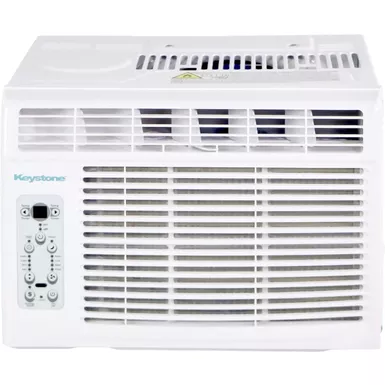 image of Keystone - 350 Sq. Ft. 8,000 BTU Window Air Conditioner - White with sku:kstaw08be-almo