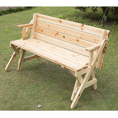 rent to own outsunny 2 in 1 convertible picnic table