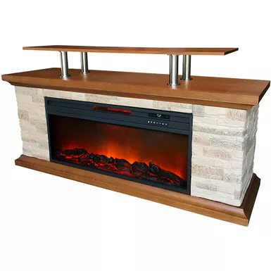 image of 60 Inch Media Fireplace with sku:zcfp1032us-almo