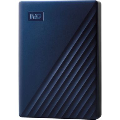 image of WD - My Passport for Mac 4TB External USB 3.0 Portable Hard Drive - Blue with sku:bb21269578-6356883-bestbuy-westerndigital