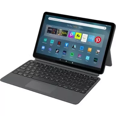 image of Amazon - Keyboard Case for Fire Max 11 (2023 release) - Gray with sku:bb22142847-bestbuy
