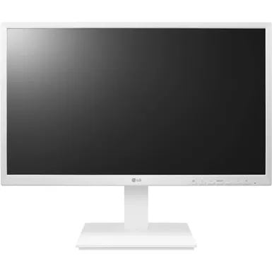 image of LG 24'' IPS FHD Monitor, White with sku:12tr70-ingram