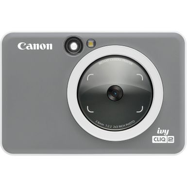 image of Canon - Ivy CLIQ2 Instant Film Camera - Charcoal with sku:caivyc2c-adorama
