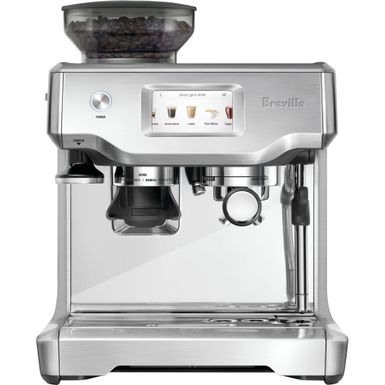 image of Breville - the Barista Touch Espresso Machine with 9 bars of pressure, Milk Frother and integrated grinder - Stainless Steel with sku:bb20962408-6203022-bestbuy-breville