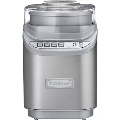 image of Cuisinart - Cool Creations 2-Quart Ice Cream Maker - Brushed Chrome with sku:bb21536877-bestbuy