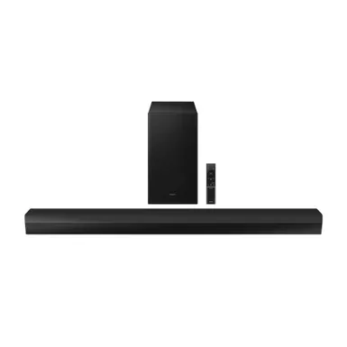 image of Samsung - HW-B750D 5.1 Channel B-Series Soundbar with Wireless Subwoofer, DTS Virtual:X and Bass Boost - Black with sku:bb22285536-bestbuy