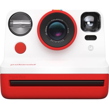 image of Polaroid - Now Instant Film Camera Generation 2 - Red with sku:bb22098656-6536320-bestbuy-polaroid