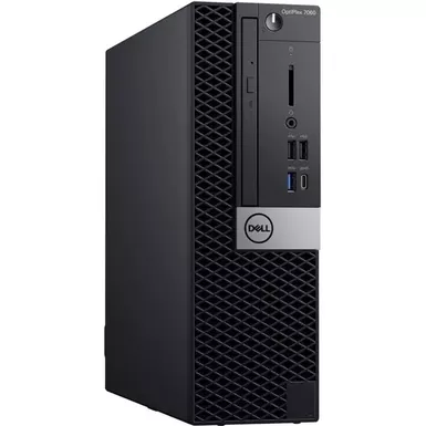 image of Dell Optiplex 7060 Desktop Computer, Intel i7-8700 (3.4), 16GB DDR4 RAM, 500GB SSD Solid State, Windows 10 Professional (Refurbished) with sku:btg-10000049pim-btg