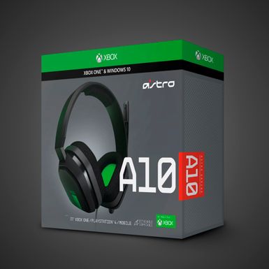 Alt View Zoom 17. Astro Gaming - A10 Wired Stereo Over-the-Ear Gaming Headset for Xbox Series X|S, Xbox One with Flip-to-Mute Mic - Black/Gr