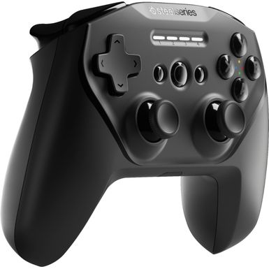 Angle Zoom. SteelSeries - Stratus Duo Wireless Gaming Controller for Windows, Chromebooks, Android, and Select VR Headsets - Black