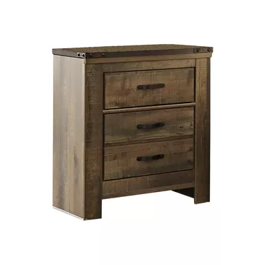 image of Trinell Two Drawer Night Stand with sku:b446-92-ashley