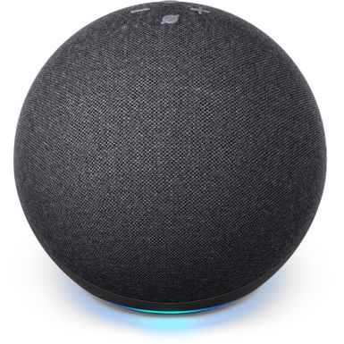 image of Amazon - Echo (4th Gen) With premium sound smart home hub and Alexa - Charcoal with sku:bb21636309-6430065-bestbuy-amazon