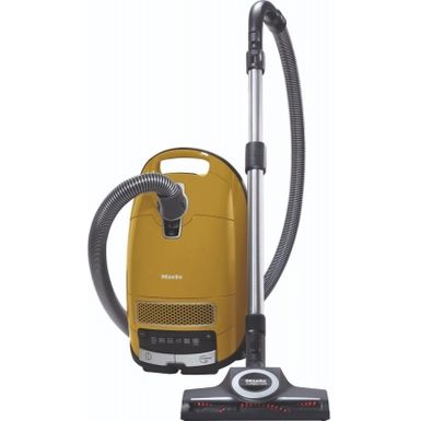 image of Miele Complete C3 Calima Powerline Yellow Canister Vacuum with sku:c3calima2-abt