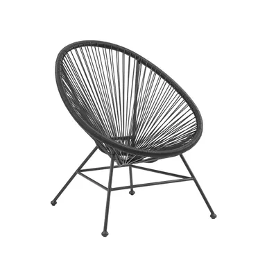 image of Arnica Single Chair Black with sku:lfxs2146-linon
