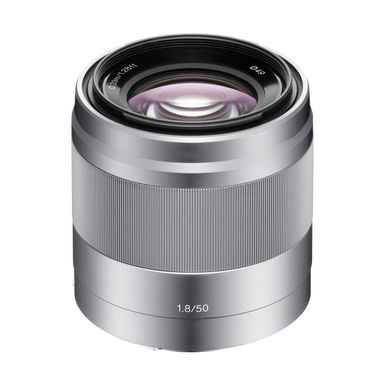 image of Sony E 50mm F/1.8 OSS E-Mount Lens - Silver with sku:iso5018e-adorama