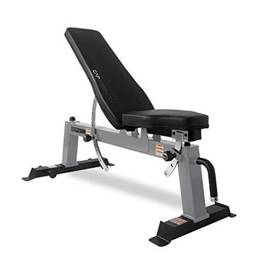 image of CAP Barbell Deluxe Utility Weight Bench, Silver with sku:b08nrhw2mk-amazon