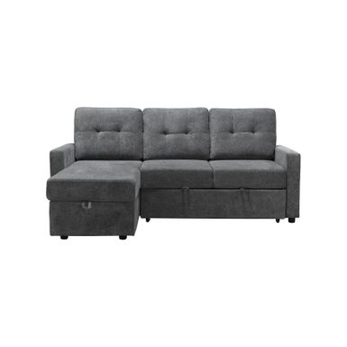 Abbyson Kylie Sofa Bed Sectional with Storage - Cream