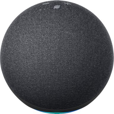 Front Zoom. Amazon - Echo (4th Gen) With premium sound, smart home hub, and Alexa - Charcoal