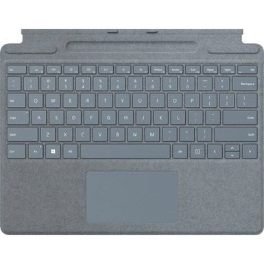 image of Microsoft - Surface Pro Signature Keyboard - Ice Blue with sku:bb21828575-6478001-bestbuy-microsoft