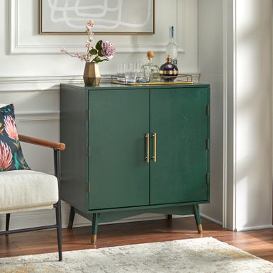 Lifestorey Killian Bar Cabinet - Green