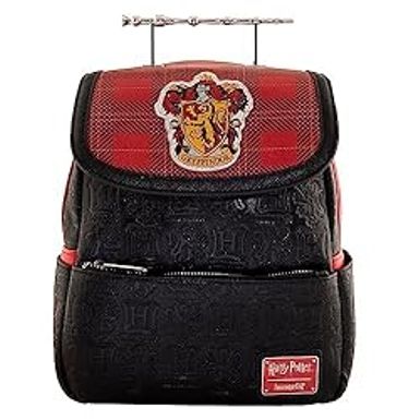 image of Loungefly Harry Potter 'Choose Your House' Collection: Gryffindor House MIni-Backpack, Amazon Exclusive with sku:b0bvxqpg8l-lou-amz