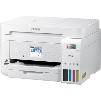 Alt View Zoom 14. Epson - EcoTank ET-4850 All-in-One Supertank Inkjet Printer - White