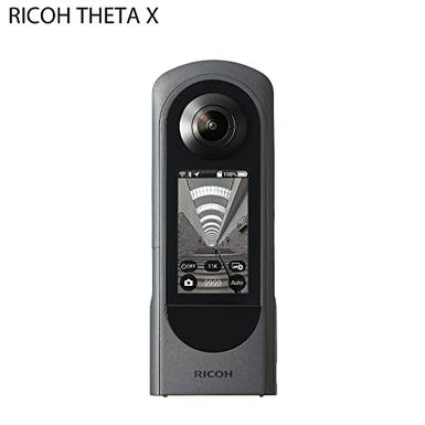 image of Ricoh THETA X 360 Degree 2.25" Touchscreen Spherical Camera with sku:b09r6h1thk-amazon