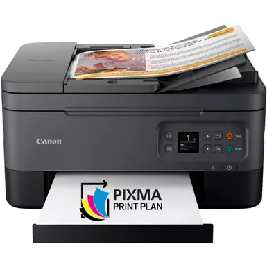 image of Canon - PIXMA TR7020a Wireless All-In-One Inkjet Printer - Black with sku:bb21946127-bestbuy