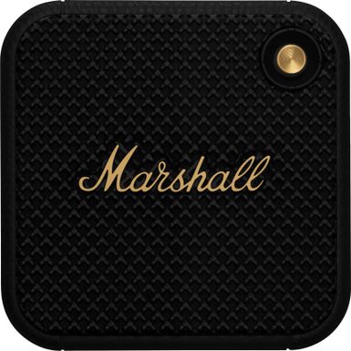 image of Marshall - WILLEN PORTABLE BLUETOOTH SPEAKER - Black & Brass with sku:bb21984752-6505140-bestbuy-marshall