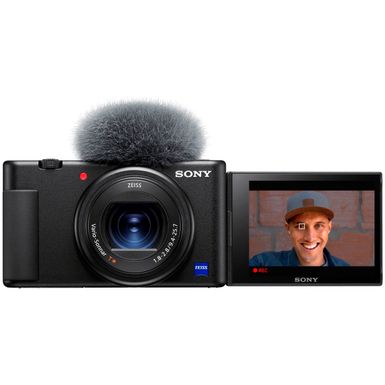 Alt View Zoom 11. Sony - ZV-1 20.1-Megapixel Digital Camera for Content Creators and Vloggers - Black