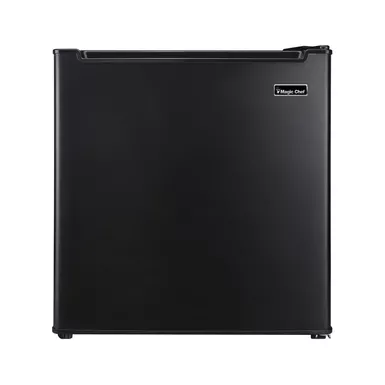 image of Magic Chef 1.7 cu. ft. Black Compact Refrigerator with sku:mcar170be-magicchef