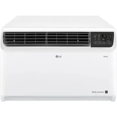 image of LG - 18,000 BTU 230V Dual Inverter Window Air Conditioner with Wi-Fi Control with sku:lw1822ivsm-almo