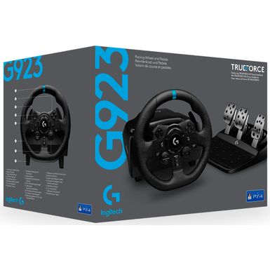 Alt View Zoom 23. Logitech - G923 Racing Wheel and Pedals for PS5, PS4 and PC - Black