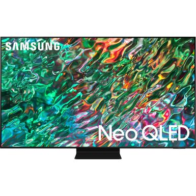 Front Zoom. Samsung - 43” Class QN90B Neo QLED 4K Smart Tizen TV