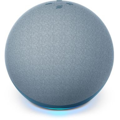 image of Amazon - Echo (4th Gen) With premium sound, smart home hub, and Alexa - Twilight Blue with sku:bb21636308-6430064-bestbuy-amazon