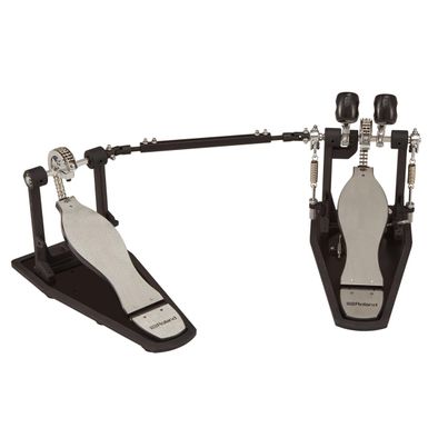 image of Roland RDH-102A Heavy-Duty Double Kick Drum Pedal with Noise Eater Technology with sku:rordh102a-adorama