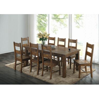image of Coleman Dining Side Chairs Rustic Golden Brown (Set of 2) with sku:107042-coaster