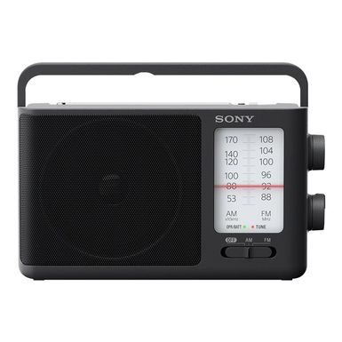 image of Sony Analog Tuning Portable Fm/am Radio with sku:icf506-abt