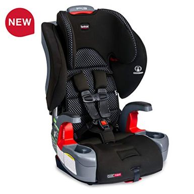 image of Britax Grow with You ClickTight Harness-2-Booster Car Seat - 2 Layer Impact Protection - 25 to 120 Pounds, Cool Flow Gray [Newer Version of Frontier] with sku:b07yxpb4bh-bri-amz
