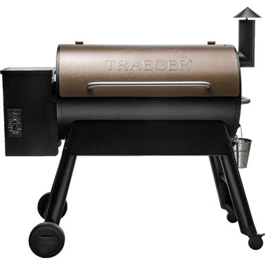 image of Traeger Grills - Pro Series 34 Pellet Grill and Smoker - Bronze with sku:bb21764472-6463335-bestbuy-traegergrills